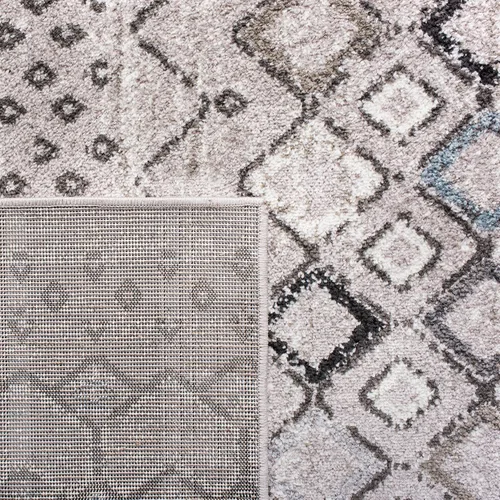 Miniatura 54 de SAFAVIEH Amsterdam Collection Alfombra Decorativa - 2.3 pies x 4 pies, Negro & Multi, Diseño Marroquí Bohemio, Sin Desprendimiento y Fácil Cuidado