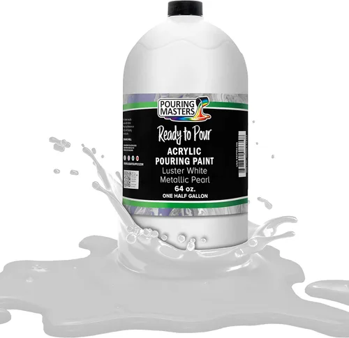 Miniatura 19 de Pouring Masters - Acrílico metálico dorado de 24 quilates - Listo para verter - Pintura para verter - A base de agua premezclada de 32 onzas