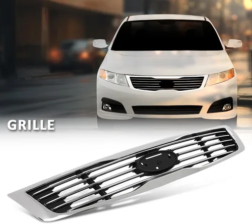 Miniatura 8 de GRAND ORANGE Rejilla de parachoques de plástico cromado compatible con Kia Magentis LX, LX Premium, SX 2009-2010 / Compatible con Kia Optima EX LX
