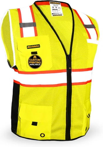 KwikSafety - Chaleco de seguridad BIG KAHUNA | Base y edición limitada | Chaleco reflectante clase 2 ANSI OSHA chaleco de seguridad para hombres
