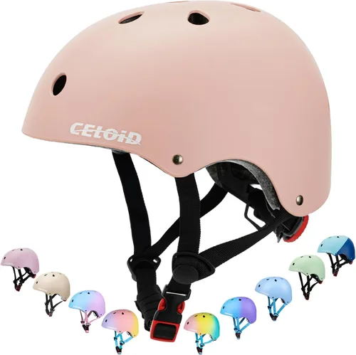 Miniatura 9 de Casco de bicicleta para niños, cascos de patineta para niños de 2 a 3 a 5 a 8 a 14 años, ajustable, multideporte, bicicleta, patinaje, fútbol