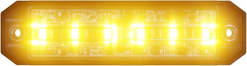 Miniatura 11 de Abrams Ultra Series [Rojo/Blanco] 18W - 6 LED [SAE Clase 1] EMS EMT Vehículo de camión de bomberos [Color dividido] Luz de advertencia