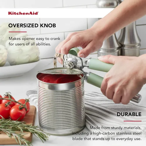 Miniatura 4 de KitchenAid Abrelatas y abrebotellas multifunción gourmet, 8.36 pulgadas, pistacho