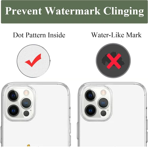 Miniatura 8 de Unov - Funda compatible con iPhone 13 Pro, funda transparente con diseño, patrón floral en relieve, suave protector delgado de TPU contra golpes