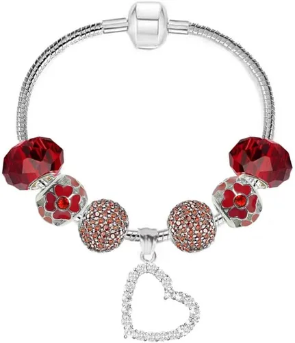 Fit Pandora Charm Bracelet All Month Birthstone Best Birthday Gifts for Women and Girls DIY Jewelry