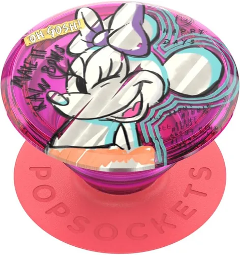 Miniatura 19 de PopSockets - Agarre para teléfono con soporte expandible, agarre adhesivo, Disney - Peekaboo Minnie