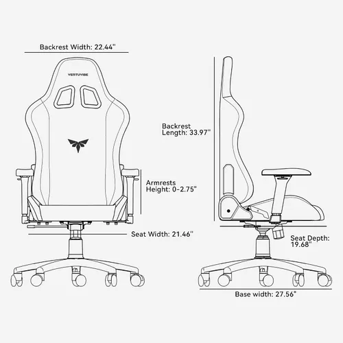 Miniatura 3 de Silla para juegos con reposabrazos ajustables 4D, reclinable de 170° y capacidad de 320 libras, silla ergonómica de computadora de respaldo alto