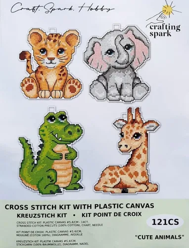 Miniatura 2 de Crafting Spark Kit de punto de cruz contado "Animales exóticos" 174CS