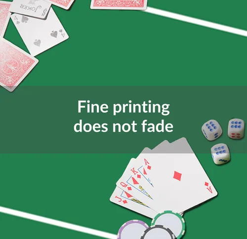 Miniatura 5 de nuveti 63 x 31 cartas de póquer plegables de Texas Poker con diseño de mesa, portátil, antideslizante, tapete de juego de mesa de póquer para 8-10
