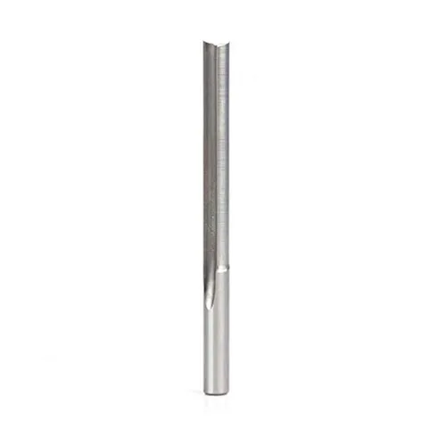 Amana Tool - HSS1605 HSS Doble Recta 'O' Flauta de corte de plástico 1/4 de diámetro x 2 x 1/4"