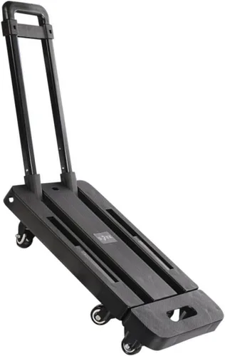 DECHOUS Carro plegable de la compra con ruedas, carrito de jardín plegable de la oficina, carrito plegable al aire libre, herramienta de carro
