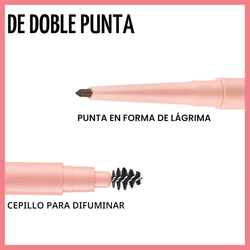 Miniatura 4 de Maybelline Total Temptation Lápiz Delineador de Cejas, Rubio, 1 Unidad