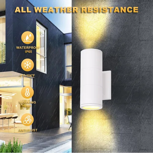 Miniatura 4 de Lámpara de pared LED de 3 colores de 15 W, 110 V ~ 260 V, brillante LED con Remtoe para sala de estar, pasillo de pasillo, puerta delantera exterior