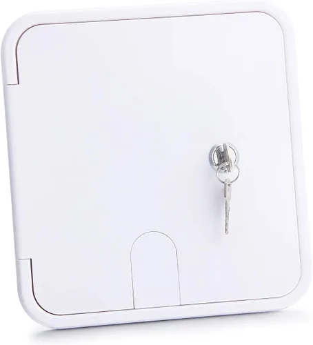 Miniatura 7 de LCGP Puerta de Acceso para RV Cable Eléctrico Cable de Alimentación para Remolque Escotilla de Cable Puerta de Almacenamiento de Manguera para Negro
