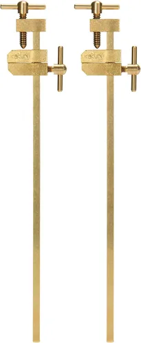 Miniatura 7 de KAKURI Abrazaderas de barra para carpintería 10-1/2 pulgadas HATAGANE Abrazaderas de madera japonesas, Juego de herramientas de abrazaderas