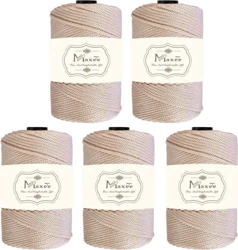 Miniatura 42 de Cordón de macramé premium de poliéster 3 mm × 218 yardas, cordón de macramé 100% polipropileno de 3 mm, ideal para crochet, colgadores de pared, 30