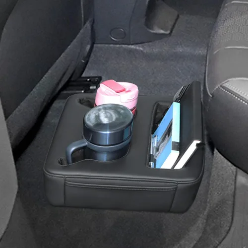 Miniatura 7 de MARCHFA Portavasos para el asiento trasero del automóvil, SUV, portavasos para asiento trasero, soporte para bebidas, organizador de asiento trasero