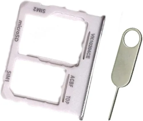 Miniatura 7 de Bandeja de tarjeta SIM individual Reemplazo del soporte de ranura SD para Samsung Galaxy A32 5G SM-A326U A326U1 S326DL A326W (negro)