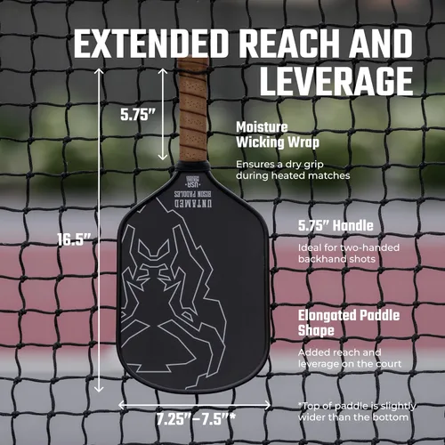 Miniatura 4 de Bison Paddles: Thermoformed Carbon Fiber Pickleball Paddle - Professional Grade Construction for Maximum Spin and Power Paddle Tuning Kit Included