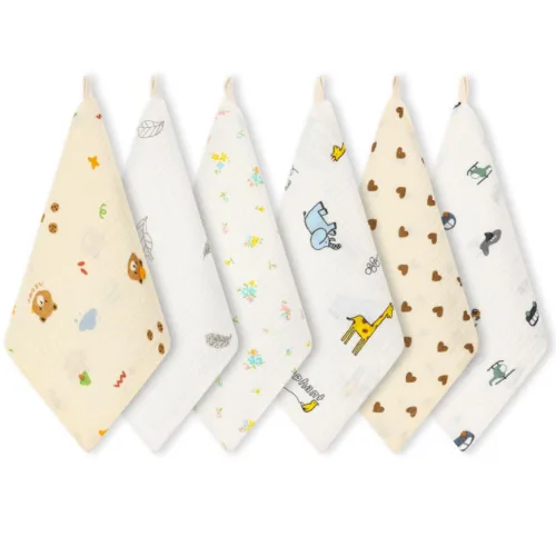 Miniatura 11 de norinori Baby Msulin - Paños de muselina para recién nacidos, 10 paños de muselina para bebé, toallas de lavado de algodón natural suaves