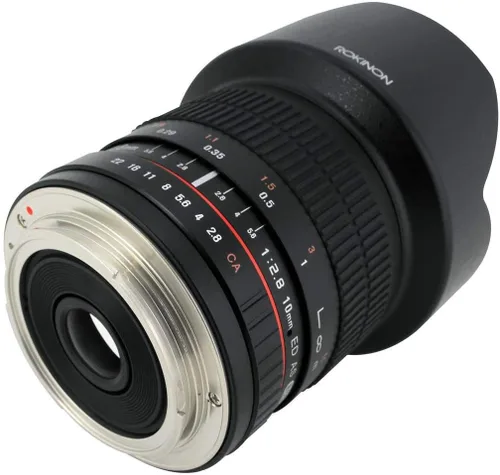 Miniatura 5 de Rokinon - Lente ángulo ultra ancho 10 mm F2.8 ED AS NCS CS, tipo EF, para cámaras digitales Canon SLR.