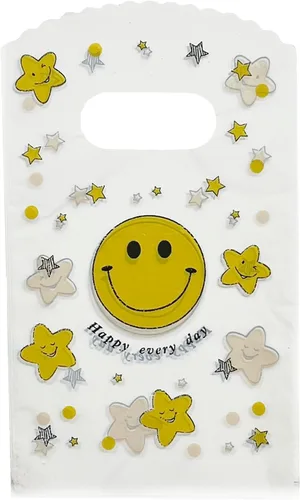Miniatura 14 de Joyhey 100 bolsas pequeñas de plástico para mercancías de 3.5 x 5.9 pulgadas, bolsas de compras, bolsas de venta al por menor, bolsas de regalo
