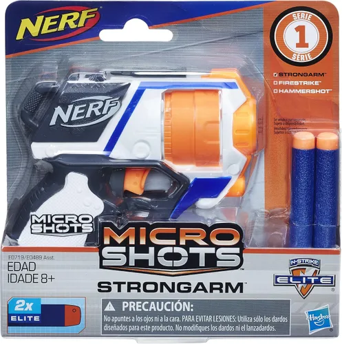 Miniatura 2 de Nerf Microshots Strongarm Blaster y Combates