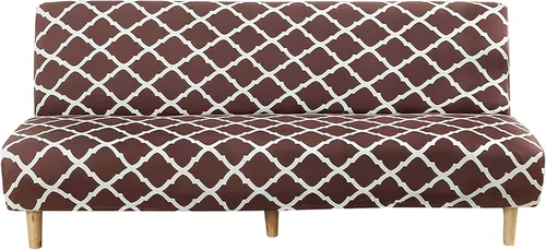 Miniatura 22 de Beacon Pet Funda estampada para futón, fundas elásticas para sofá cama, tamaño matrimonial, individual, queen, sin brazos, fundas protectoras