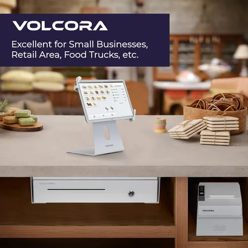 Miniatura 7 de Volcora Cash Drawer Under Counter Mounting Metal Bracket - Black Heavy Duty Steel Mounting Brackets for Under Desk Installation - Under Cabinet