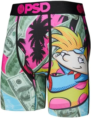 PSD Calzoncillos tipo bóxer Arnold 100 para hombre, multicolor, talla L, Multi Arnold 100