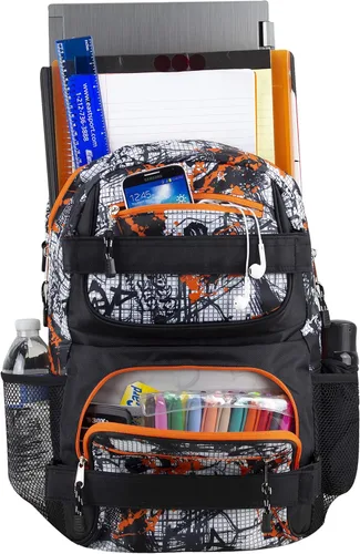 Miniatura 6 de Eastsport Mochila de viaje para monopatín con doble correa, bolsa para computadora portátil, diseño multideportivo para hombres y mujeres, camuflaje