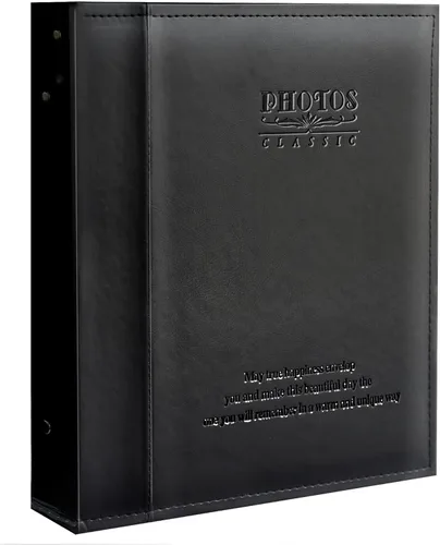 Miniatura 2 de Zoview Álbum de fotos magnético autoadhesivo, álbum familiar, cubierta de cuero, álbumes DIY hechos a mano con capacidad para fotos de 3 x 5, 4 x 6