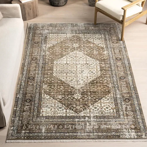Miniatura 12 de nuLOOM Alfombra de interior con borlas de alto rendimiento, tejida a máquina, fácil de limpiar, duradera, sin deshilachado, 9 x 12 pies, Charvi