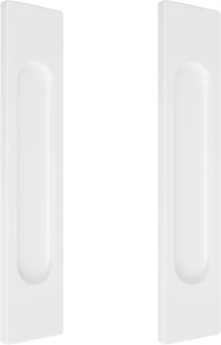 Miniatura 29 de MOROBOR Tiradores de puerta corredera ovalados autoadhesivos de 7.087 in, 2 manijas de aleación de aluminio sin perforaciones para puertas Bronce