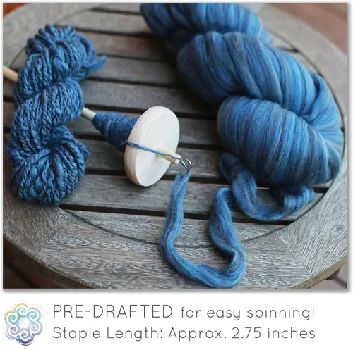 Miniatura 5 de APRENDE a GIRAR - Kit de Spinning para Principiantes con Husillo de Caída y Lápiz Merino Roving. Elige tu color y haz hilo! Color: Gamuza