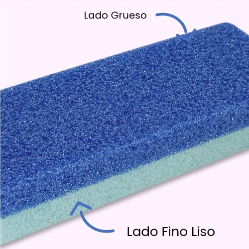 Miniatura 3 de Piedra pómez para pies MARYTON para piel dura y callos, removedor y exfoliante (paquete de 4) (Azul)