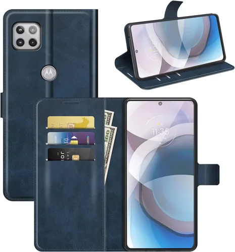 Miniatura 12 de Funda con tapa para Motorola One 5G UW Ace Wallet Funda protectora magnética de cuero para Moto One 5G Ace 2021 / Moto G 5G Folio Book Cover & Stand