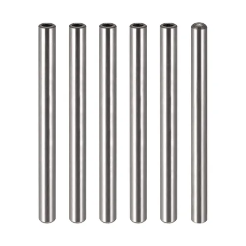 uxcell Pasador de rosca interna M5 6 unids 0.315x3.937 in biselado plano acero al carbono cilíndrico pin cama estantería dispositivos metálicos