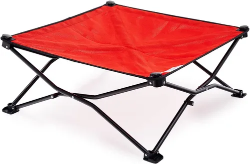 Miniatura 21 de Coolaroo On-The-Go - Cama elevada para perros plegable y portátil con tela transpirable y resistente a la humedad, bolsa de transporte incluida