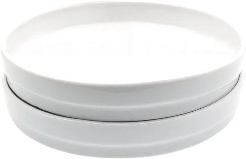 Miniatura 11 de Elk and Friends Platos blancos de porcelana para niños de 7.8 pulgadas con fundas de silicona, adecuados para bebés/niños pequeños, aptos
