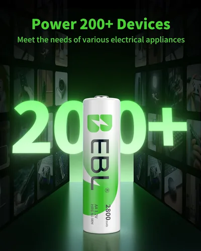 Miniatura 6 de EBL Baterías recargables AA de 2800 mAh Ready2Charge de calidad AA - 16