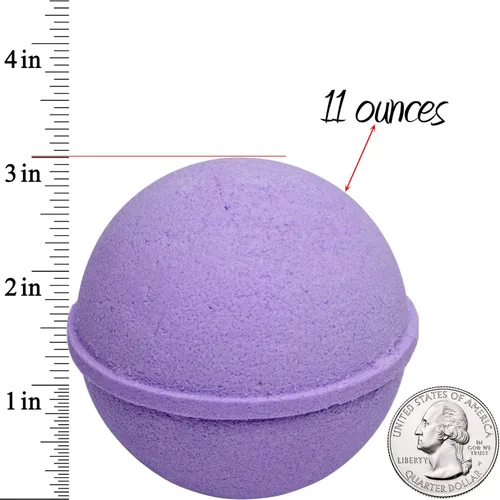 Miniatura 5 de Ocean Breeze - Juego de 2 bombas de baño de lavanda con anillo sorpresa tamaño 7 en el interior, cada uno fabricado en Estados Unidos