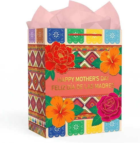 Miniatura 22 de WaaHome Bolsa de regalo para el primer día de la madre con papel de seda, regalos para el primer día de la madre para primera vez, esperando, nueva