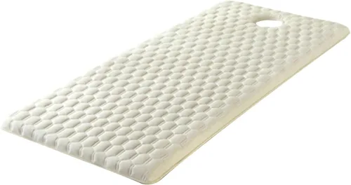 Miniatura 17 de Cubrecolchón de mesa de masaje de 2.0 in/2.8 in de grosor, funda de colchón trapezoidal para cama de salón de belleza, sábanas con agujeros de Gris