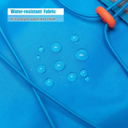 Miniatura 6 de Mochila pequeña de senderismo para niños o niñas, de 3 a 6 años, apta para aventuras deportivas al aire libre (azul, S)