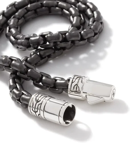 Miniatura 3 de John Hardy Pulsera de cadena de caja de 0.157 in para hombre, colección de cadena clásica