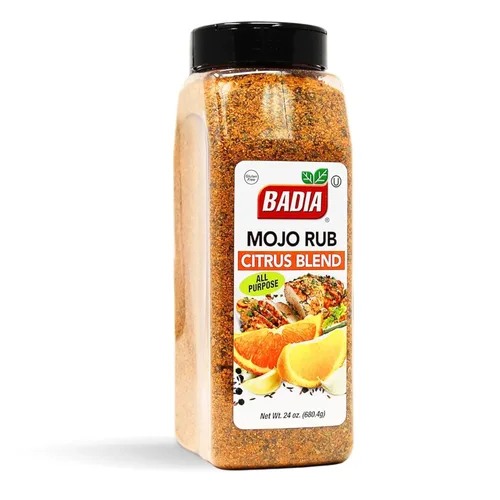Miniatura 5 de Badia Mojo Rub Mezcla Cítricos 142 ml – Marinada de Ajo y Cítricos Picante – Audaz Sal Seco de Inspiración Latina con Naranja, Limón y Lima