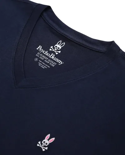 Miniatura 4 de Psycho Bunny Camiseta de manga corta con cuello en V para hombre