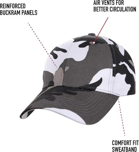 Miniatura 5 de Rothco Supreme Camo - Gorra de béisbol de camuflaje para actividades al aire libre