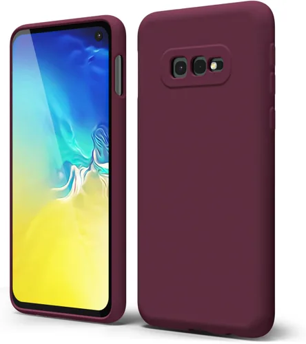 Miniatura 201 de oakxco Funda para teléfono Samsung Galaxy S21 Ultra con agarre de silicona líquida, bonita funda delgada y delgada de goma suave de TPU lisa